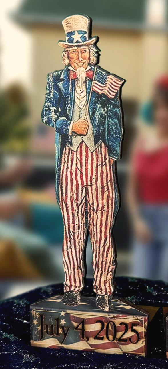 Vintage Uncle Sam Patriotic Standup - Etsy