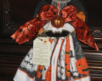 Halloween Kitchen Towel Angel