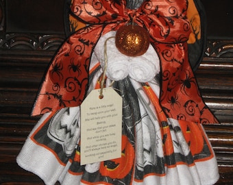 Halloween Kitchen Towel Angel