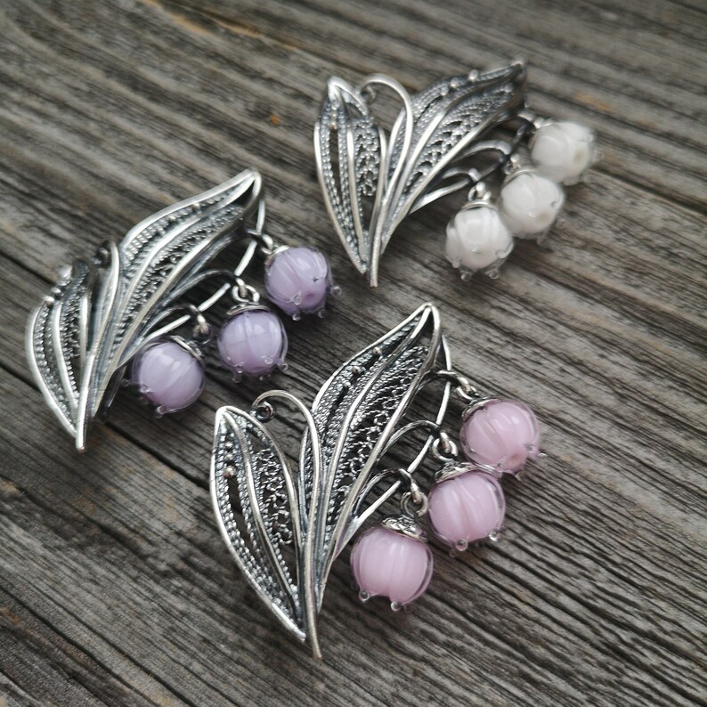 Brooch Lily of the Valley Jewelry Lilac Lily of the Valley Etsy Brooch Lily of the Valley Jewelry Lilac Lily of the Valley Etsy