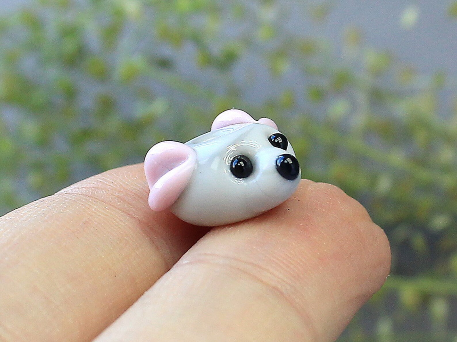 Little Mouse Lampwork Beads Lampwork Animal Bead Handmade Etsy