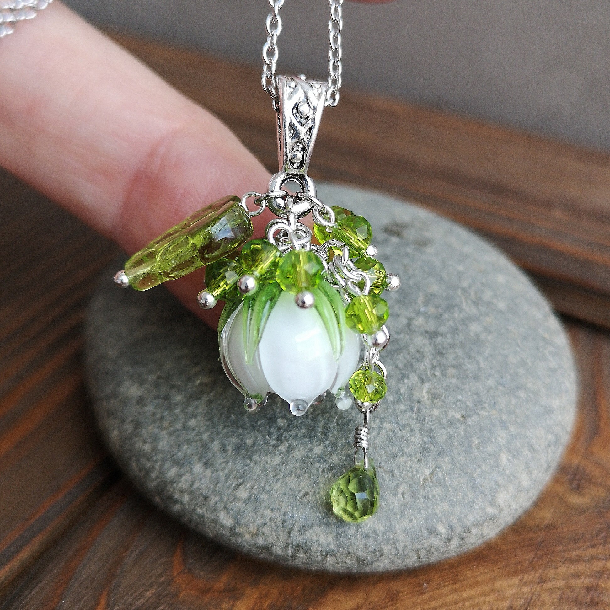 Lily of the valley necklace Clearance