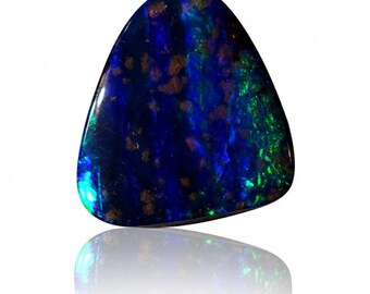 1949A006 2.30ct Solid Boulder Australian Opal Queensland Natural Untreated Loose Opal Piece SKU