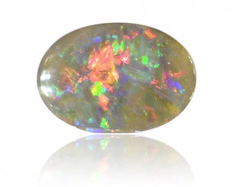 1949A006 2.30ct Solid Boulder Australian Opal Queensland Natural Untreated Loose Opal Piece SKU