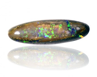 1949A006 2.30ct Solid Boulder Australian Opal Queensland Natural Untreated Loose Opal Piece SKU