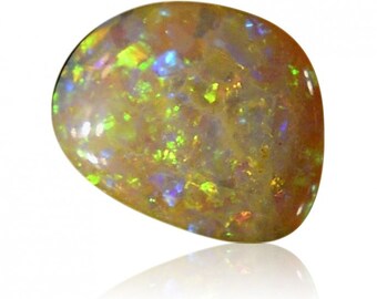 1949A006 2.30ct Solid Boulder Australian Opal Queensland Natural Untreated Loose Opal Piece SKU
