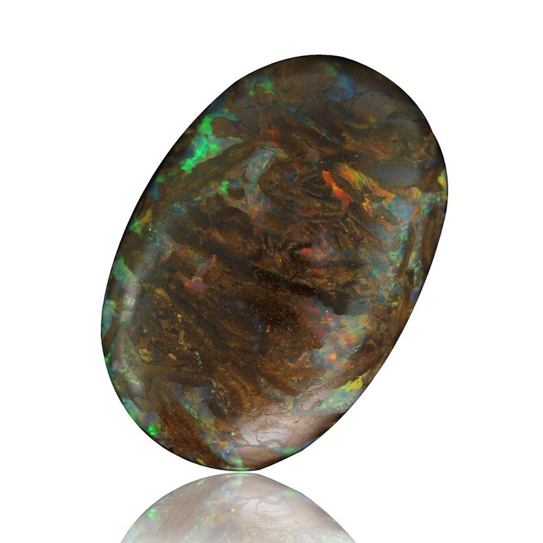 2.5ct Solid Boulder Australian Opal Queensland 1973A007 Natural Untreated Loose Opal Piece SKU