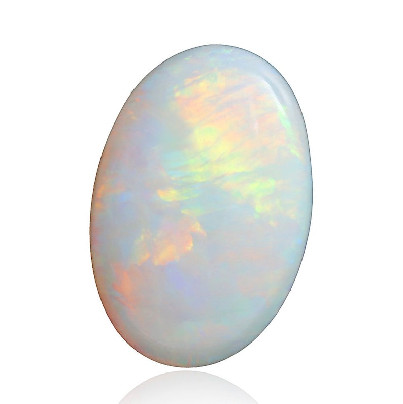 Natural Untreated Loose Opal Piece SKU 1.07ct Solid White Opal Lightning Ridge 1967Q023