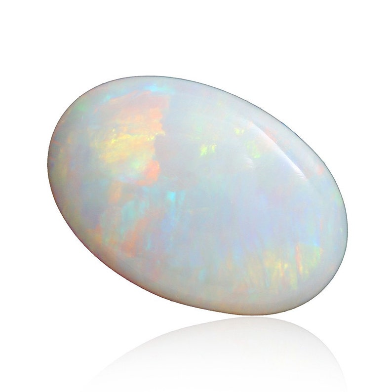 Natural Untreated Loose Opal Piece SKU 1.07ct Solid White Opal Lightning Ridge 1967Q023