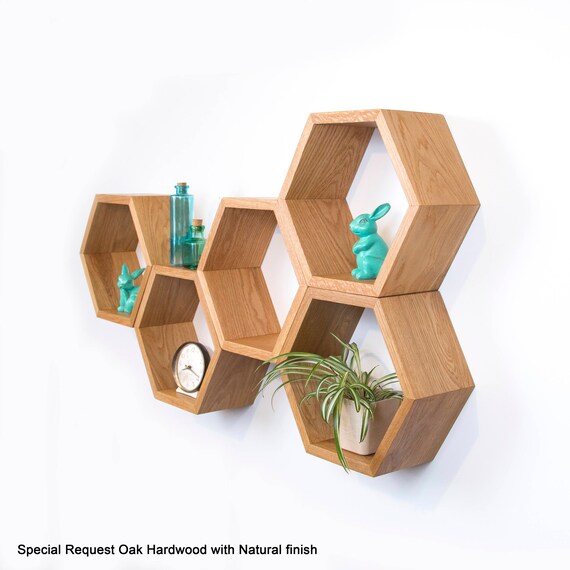 Hexagon Shelves Toy Storage Shelving Book 50