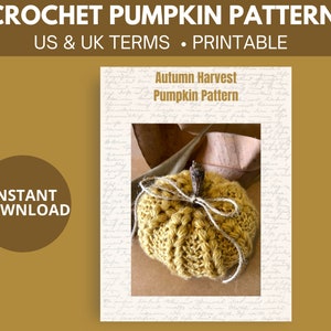 Herbst Ernte Kürbisse Häkelanleitung | Geschenk | fallen