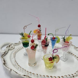 1:12 Restposten - Puppenhaus Miniatur Cocktail