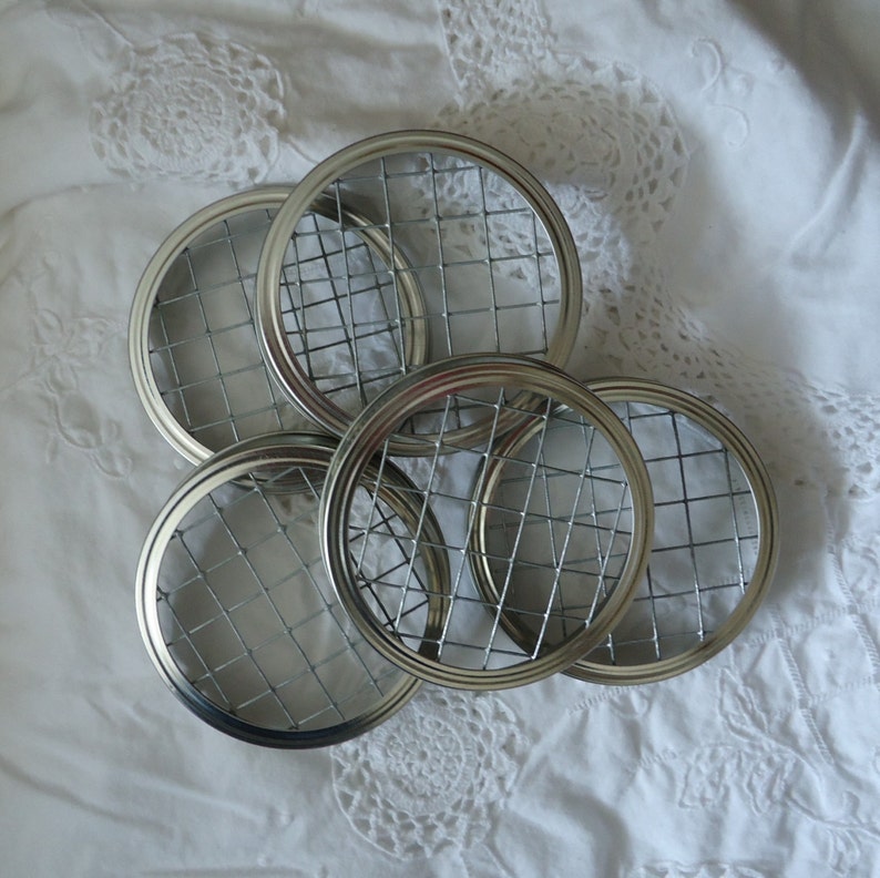 Mason Jar lids for flower arranging floral supply wedding Etsy