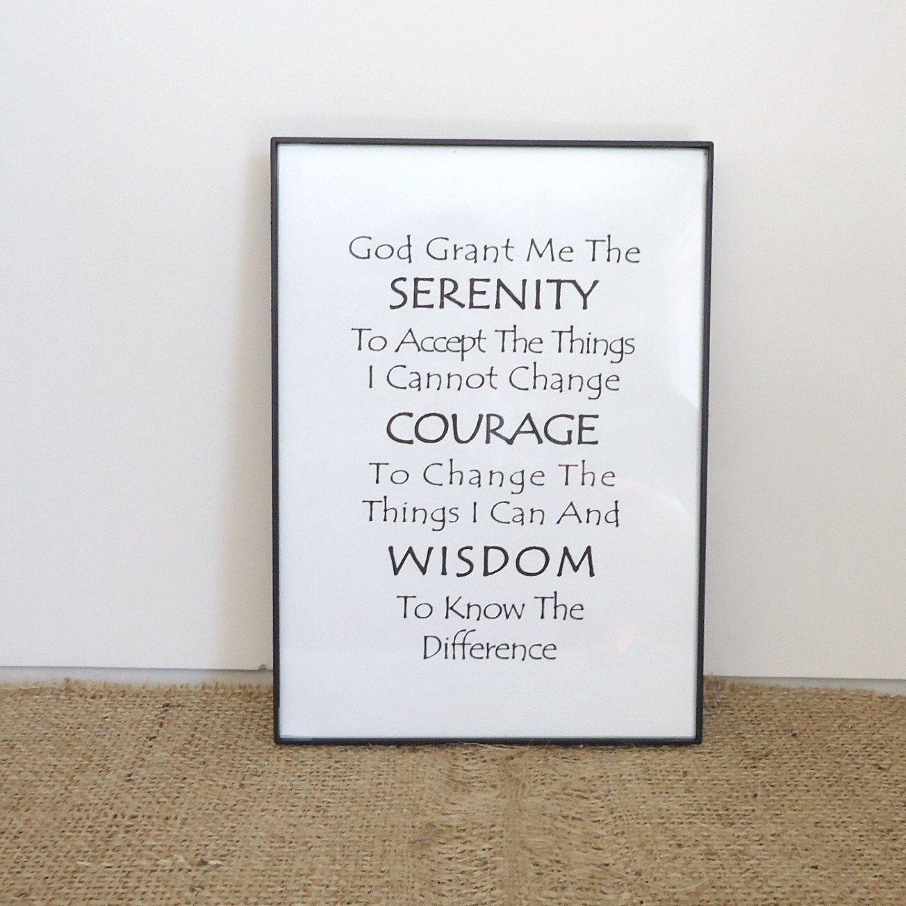serenity prayer 12 step recovery gift aa al anon sobriety etsy