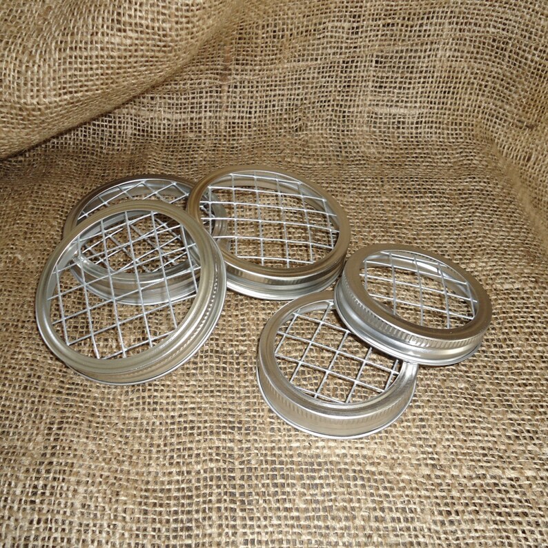 Mason Jar lids for flower arranging floral supply wedding Etsy