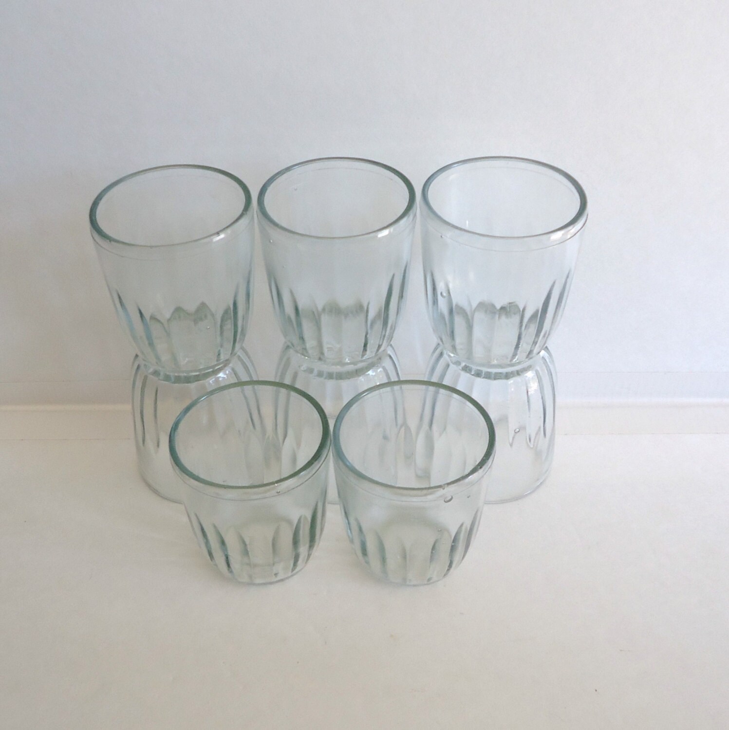 Vintage Jelly Jar Glasses Etsy