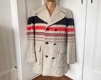 Original Canadian Blanket 3/4 Jacket with Con-Roy Casual label.