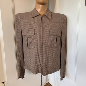 Fabulous reversible gabardine 1950s ricky jacket