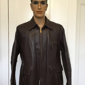 Vintage 1950s Steerhide by Campus Bikers Jacket.