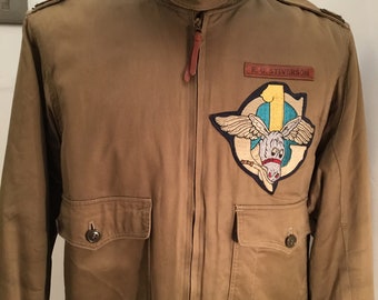 Vintage Air Force US Army B-10 Military Jacket