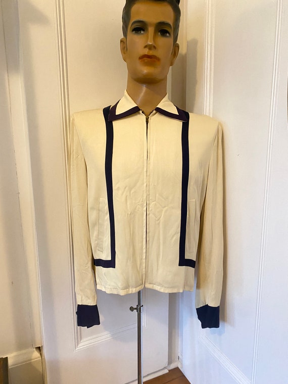 Original rare 1950s rayon jacket from Fosterwear … - image 1