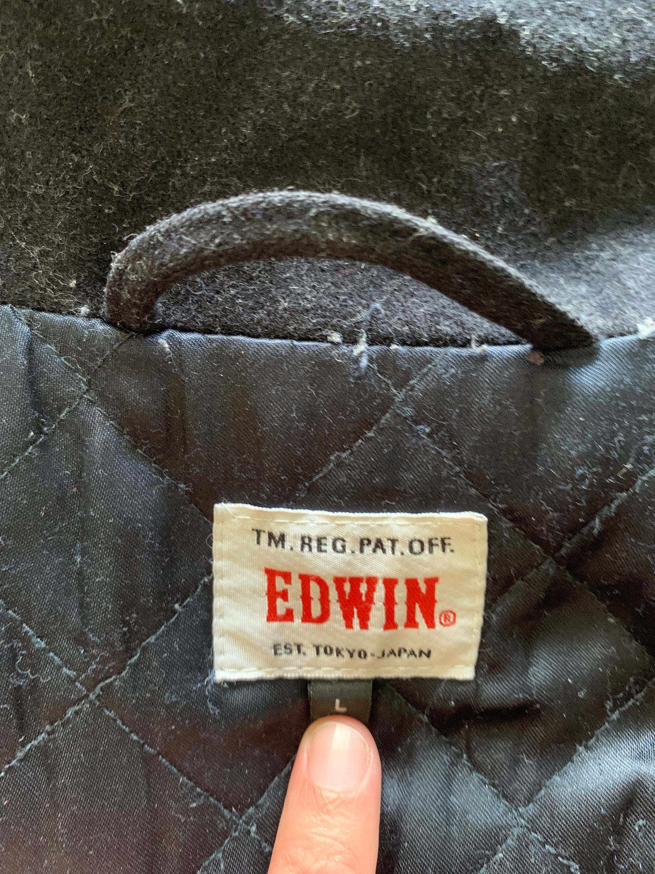 Henderson Peacoat Style Jacket by Japanese Label Edwin Etsy UK
