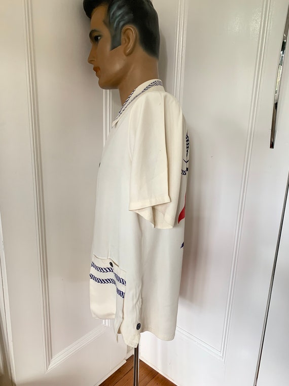 T-shirt Catalina 44 – Blanc, 100% Coton, Toutes Tailles Homme