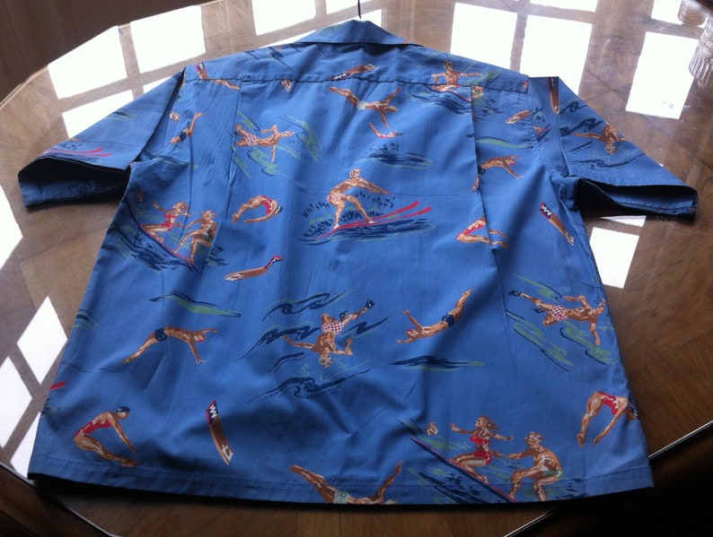 Dry Bones Japan-30s-40s-50s Style Hawaiian Summer Shirt-Rockabilly