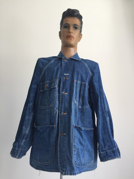 Rare Vintage Pay Day Workwear Denim Jacket 1950's/