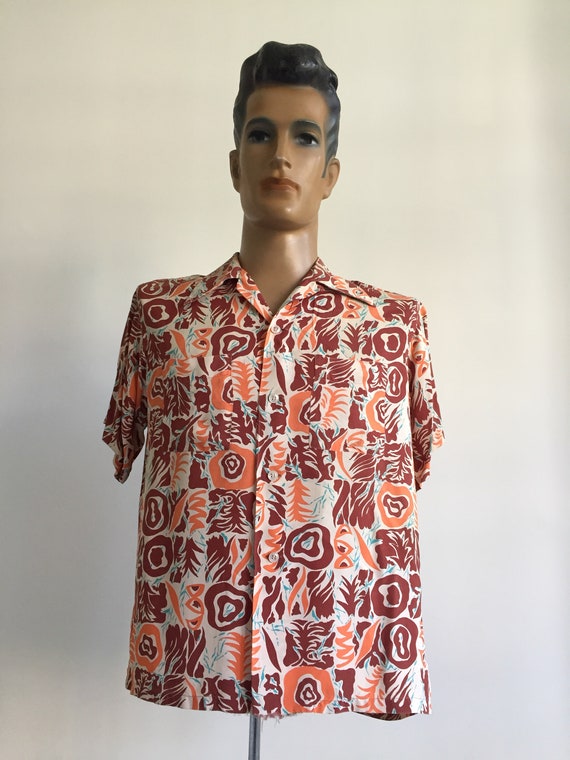 Vintage 1940's Hawaiian Shirt by Jayson