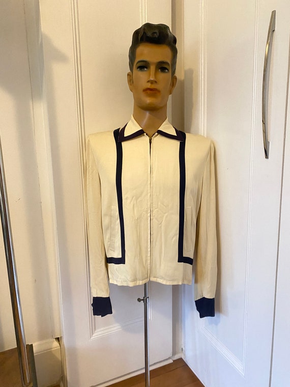 Original rare 1950s rayon jacket from Fosterwear … - image 2
