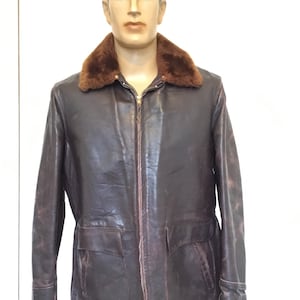 Vintage Motorbike Horsehide Jacket 1940s/1950s