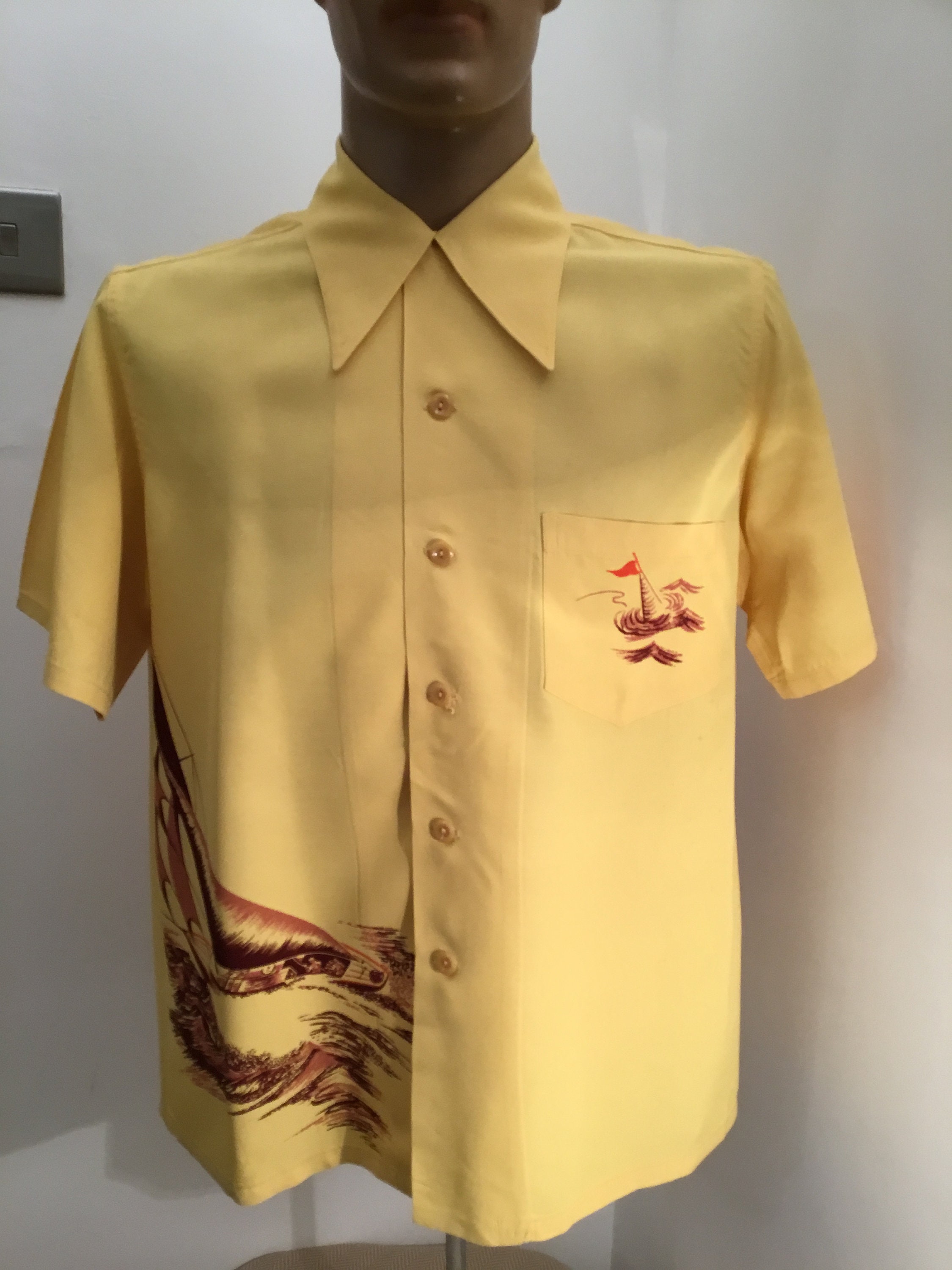 トップス 50's Catalina Hawaiian shirt RARE Original 