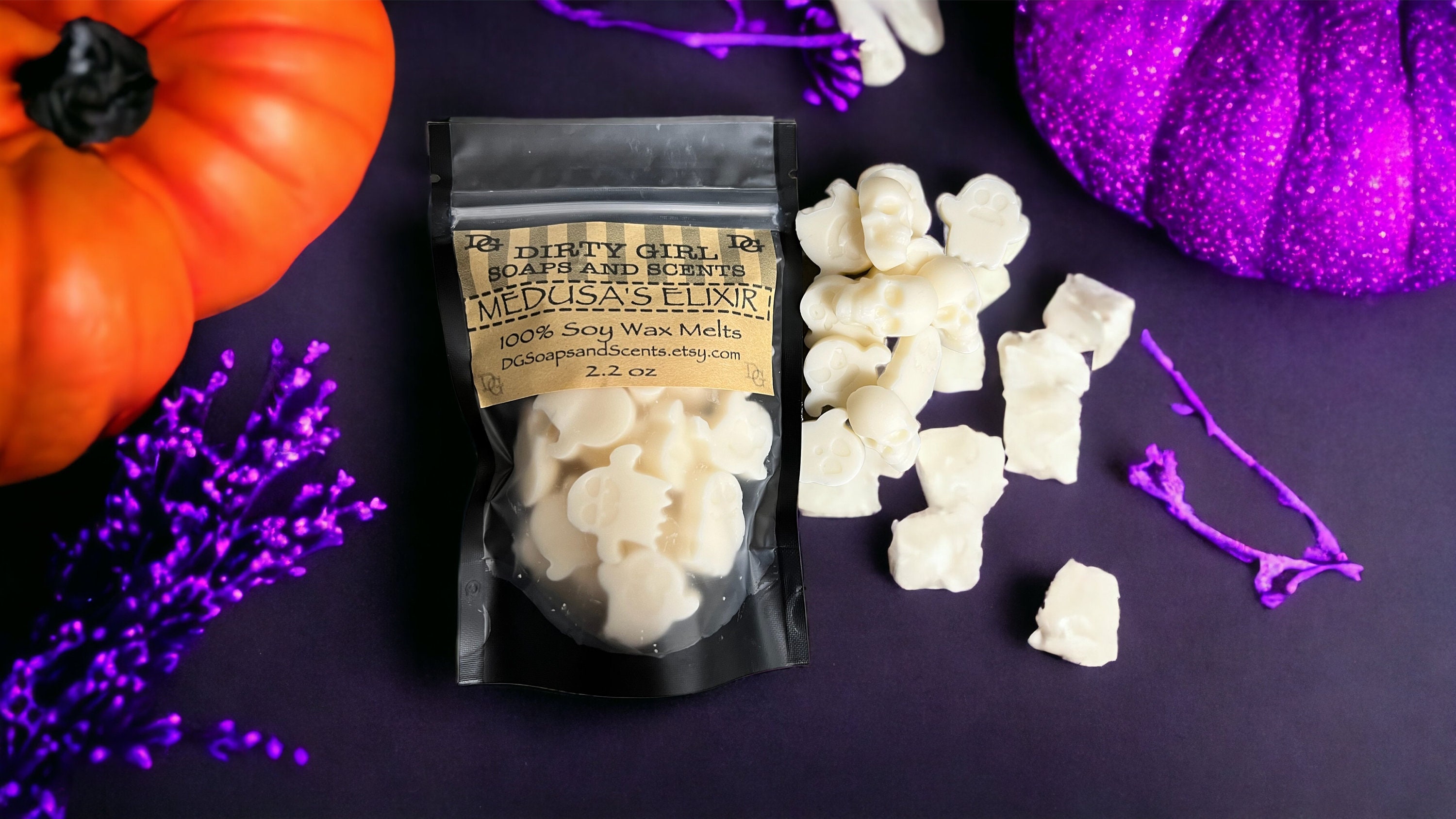Ghostly Deep Night Perfume Highly Scented Wax Melts / Snap bars. Plant  Based Wax. Hand Poured and Designed, Strong Smell, FREE POSTAGE