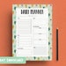 Daily Planner Cactus Print | A4 and US letter size PDFs included – INSTANT DOWNLOAD 