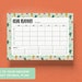 Meal Planner Cacti Print A4 and US Letter Size Pdfs Included - Etsy