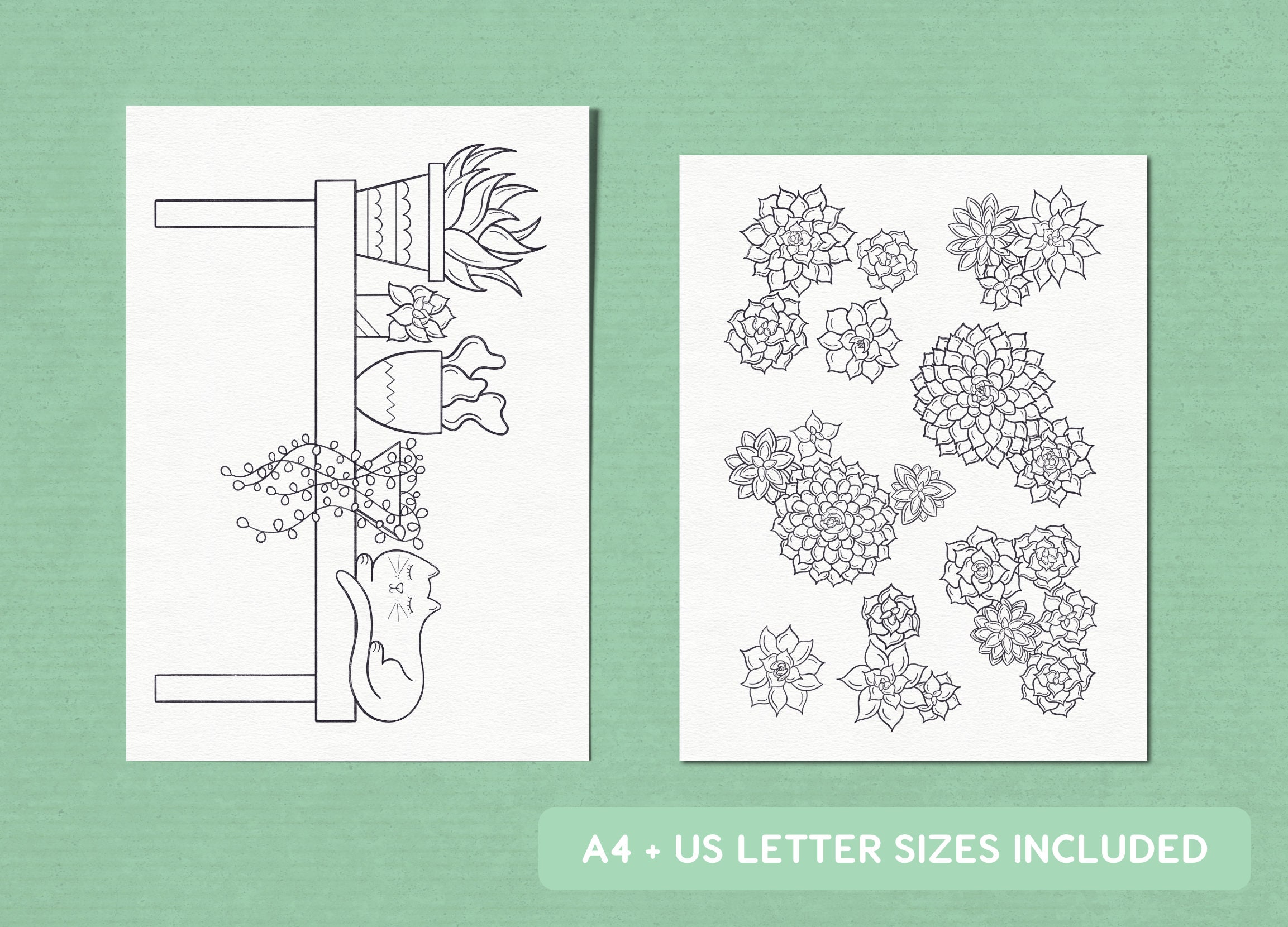 The Little Book of Plants Printable Colouring Book | A4 and US Letter ...