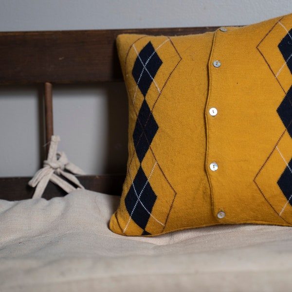 Upcycled Sweater Pillow