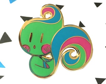 Polysexual Pride Flame Hard Enamel Pin