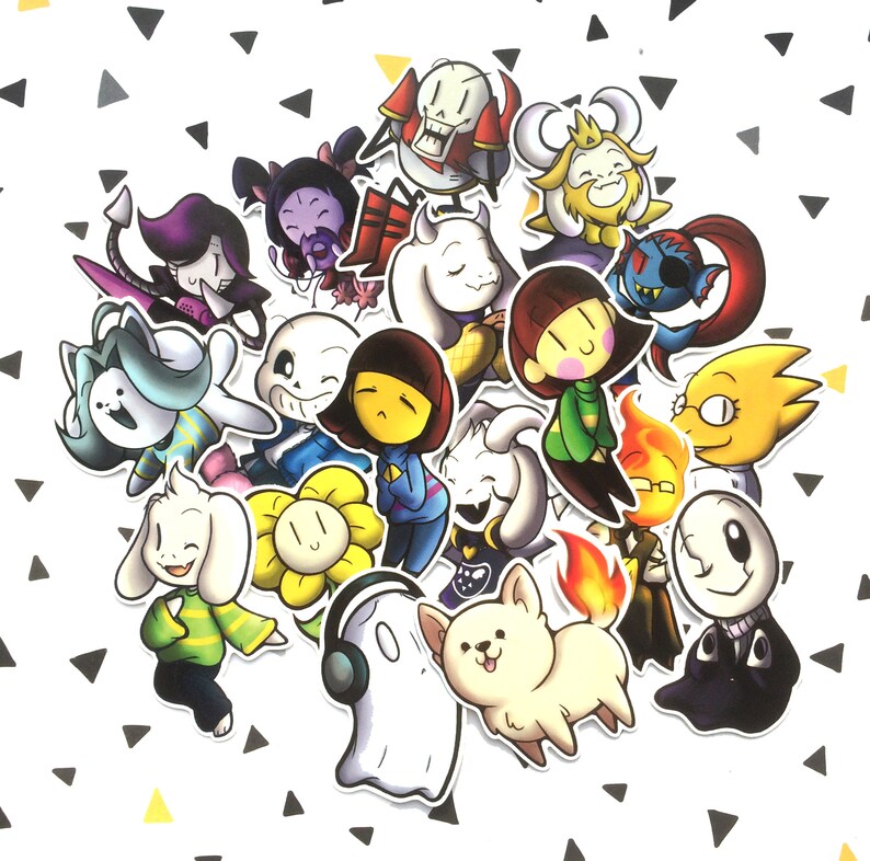 Undertale Stickers Etsy