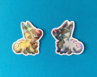 Poochyena sticker vinyl holografische Pokemon fanmade