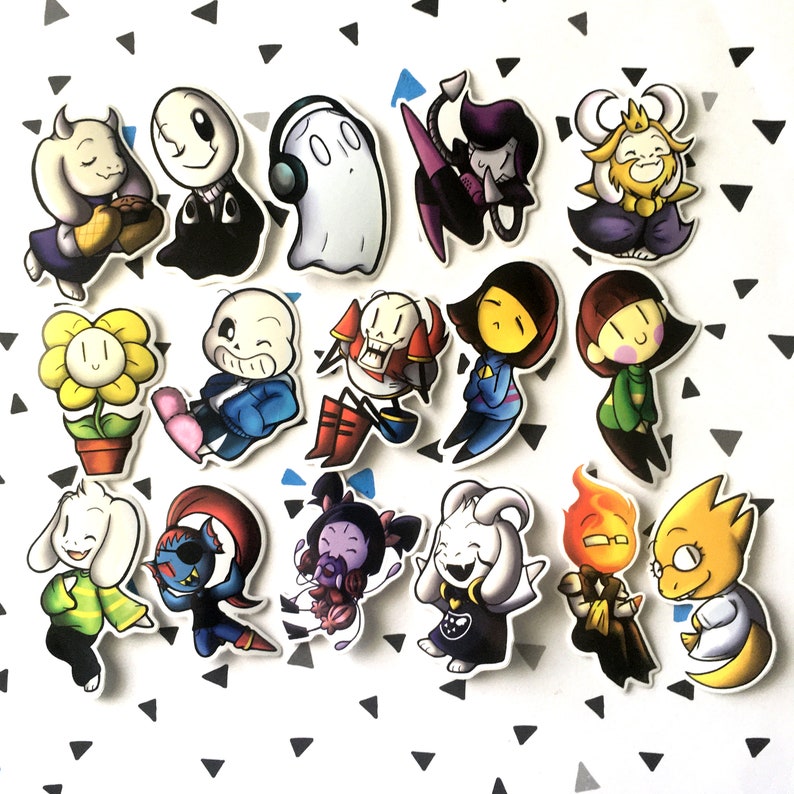Undertale Stickers Etsy