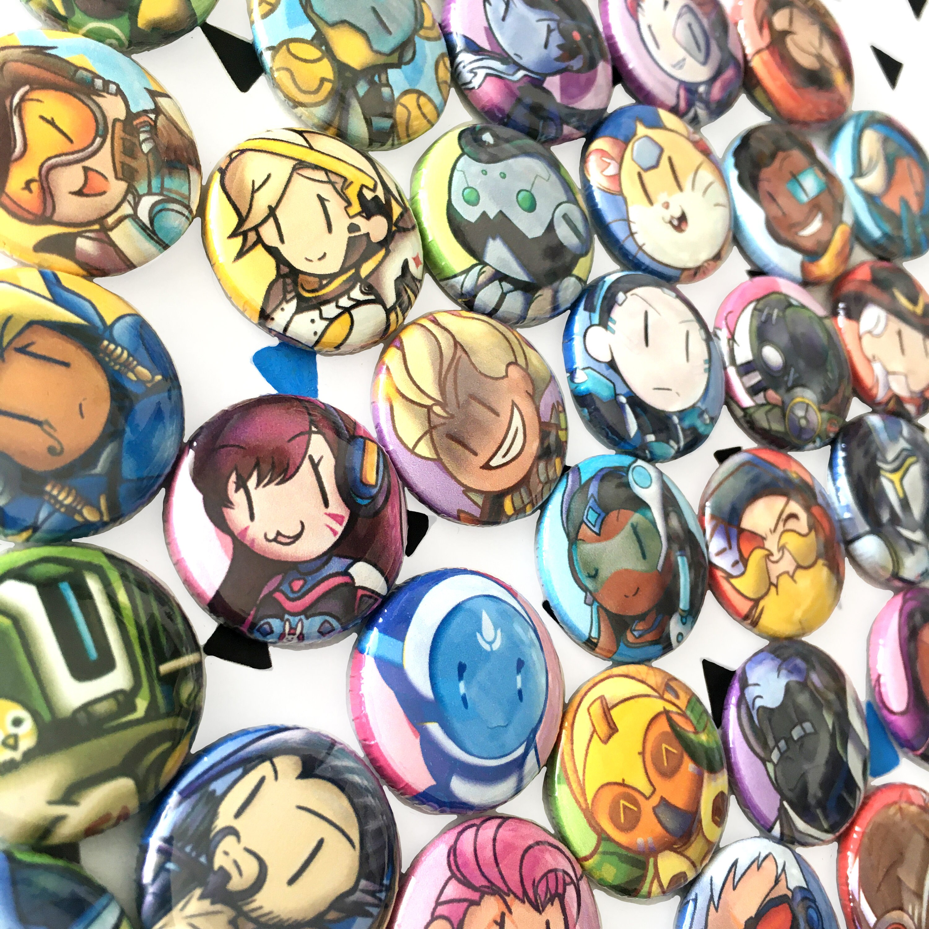 Overwatch Pin button Etsy