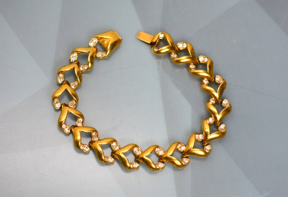 Attwood And Sawyer Gold Plated Link Bracelet Stat… - image 5