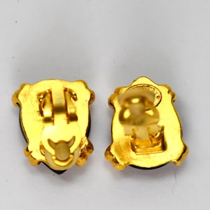Ton Pascal Paris Earrings Clip On Vintage France Jewelry French