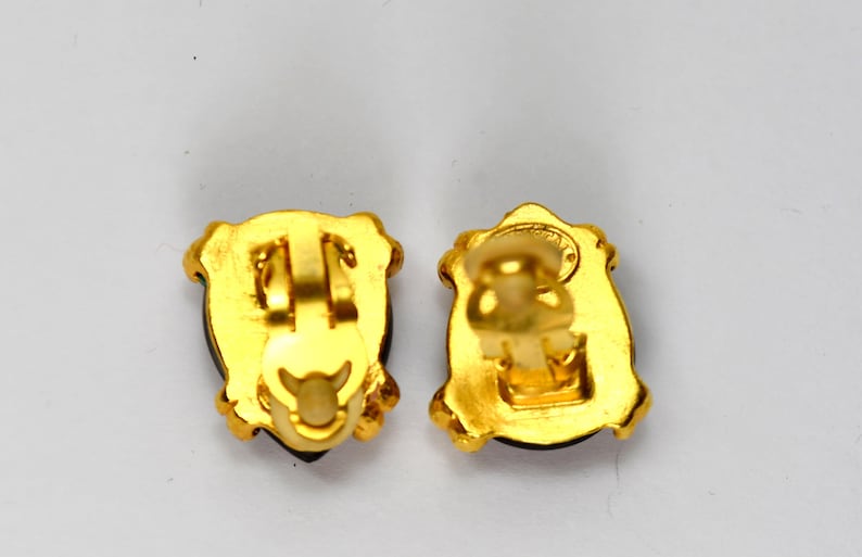 Ton Pascal Paris Earrings Clip On Vintage France Jewelry French