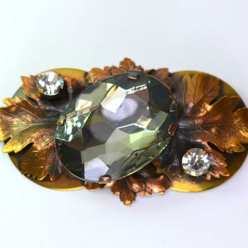 Broche Vintage Ermani Bulatti - Motif Cormorani En Nacre (madreperla)