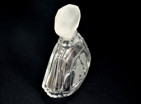 Vintage Crystal Perfume Bottle Made in France by … - image 7