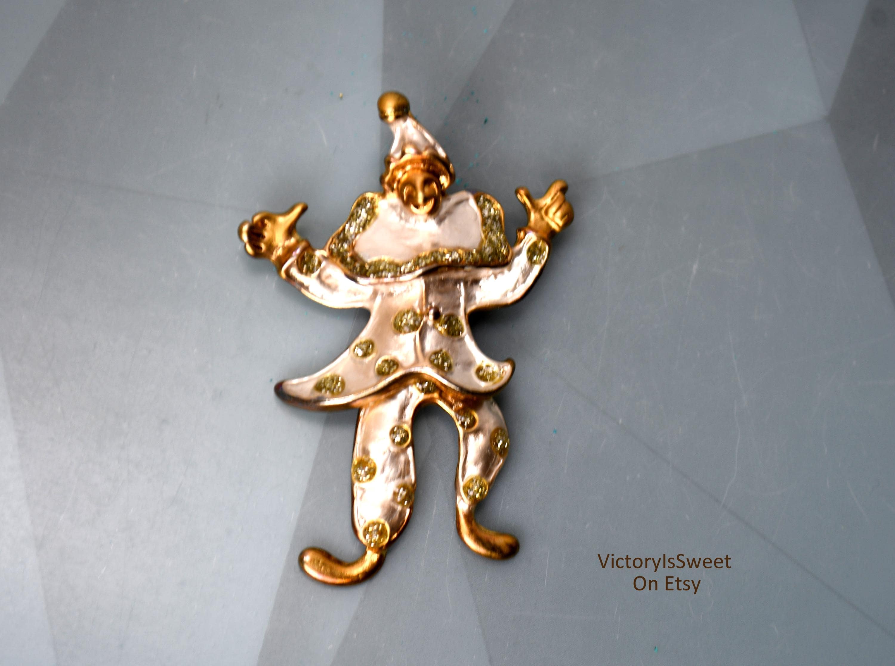 ヴィンテージ ピエロ ピンバッジ Clown Pin Vintage Circus Clown Brooch Pin Puppet Pierrot - Etsy