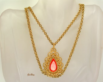 Colar com pingente vintage Avon / Caixa original